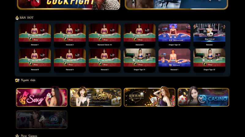 Live casino với dàn dealer cực cuốn